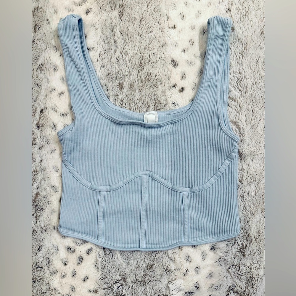 NikiBiki seamless corset crop top